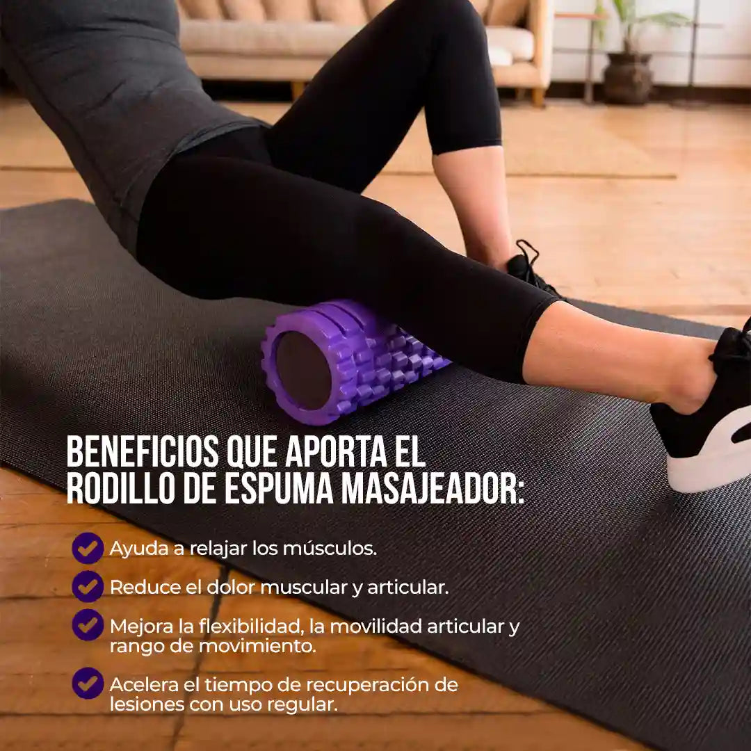 Rodillo de Espuma Pro Cobrevida® - Alivio Muscular