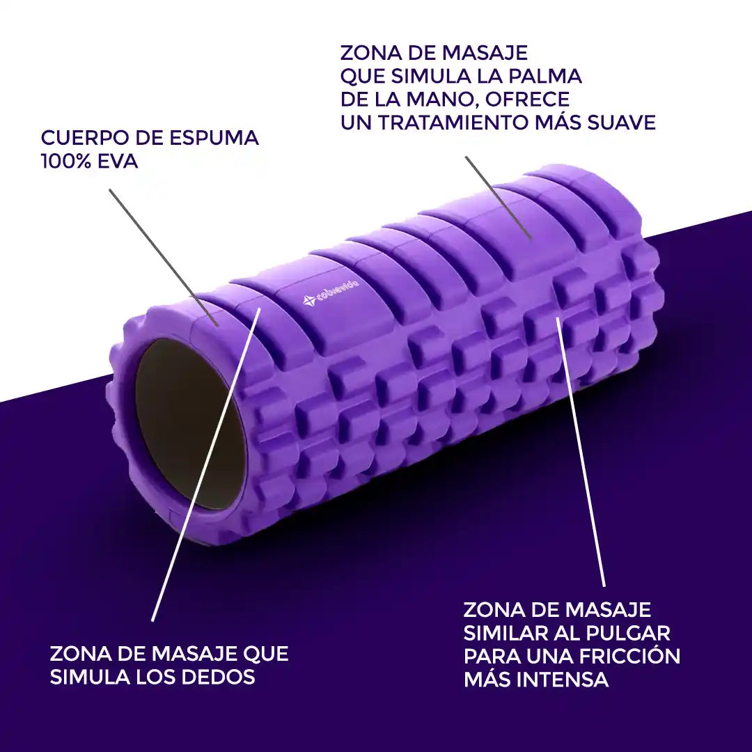 Rodillo de Espuma Pro Cobrevida® - Alivio Muscular