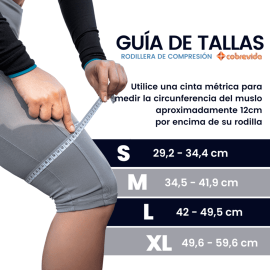 Cobrevida®️ Rodillera de Compresión con Cobre